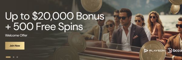Lucky Ones Casino game catalogue and free spins banner