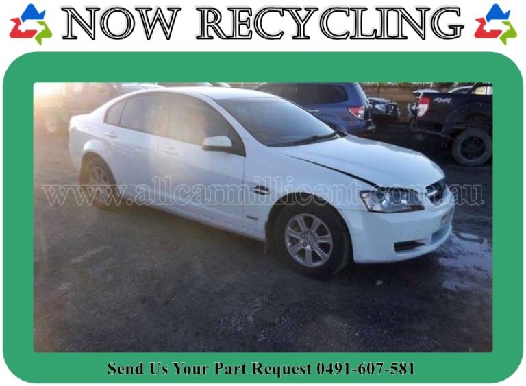 Completely Dismantled Holden Commodore VE Omega Sedan White October 2009
